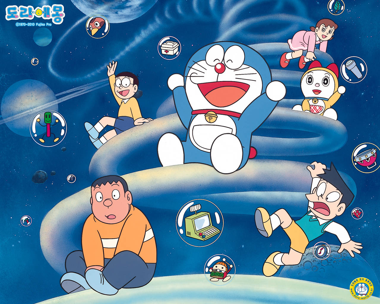 Doraemon Fun Anime Background