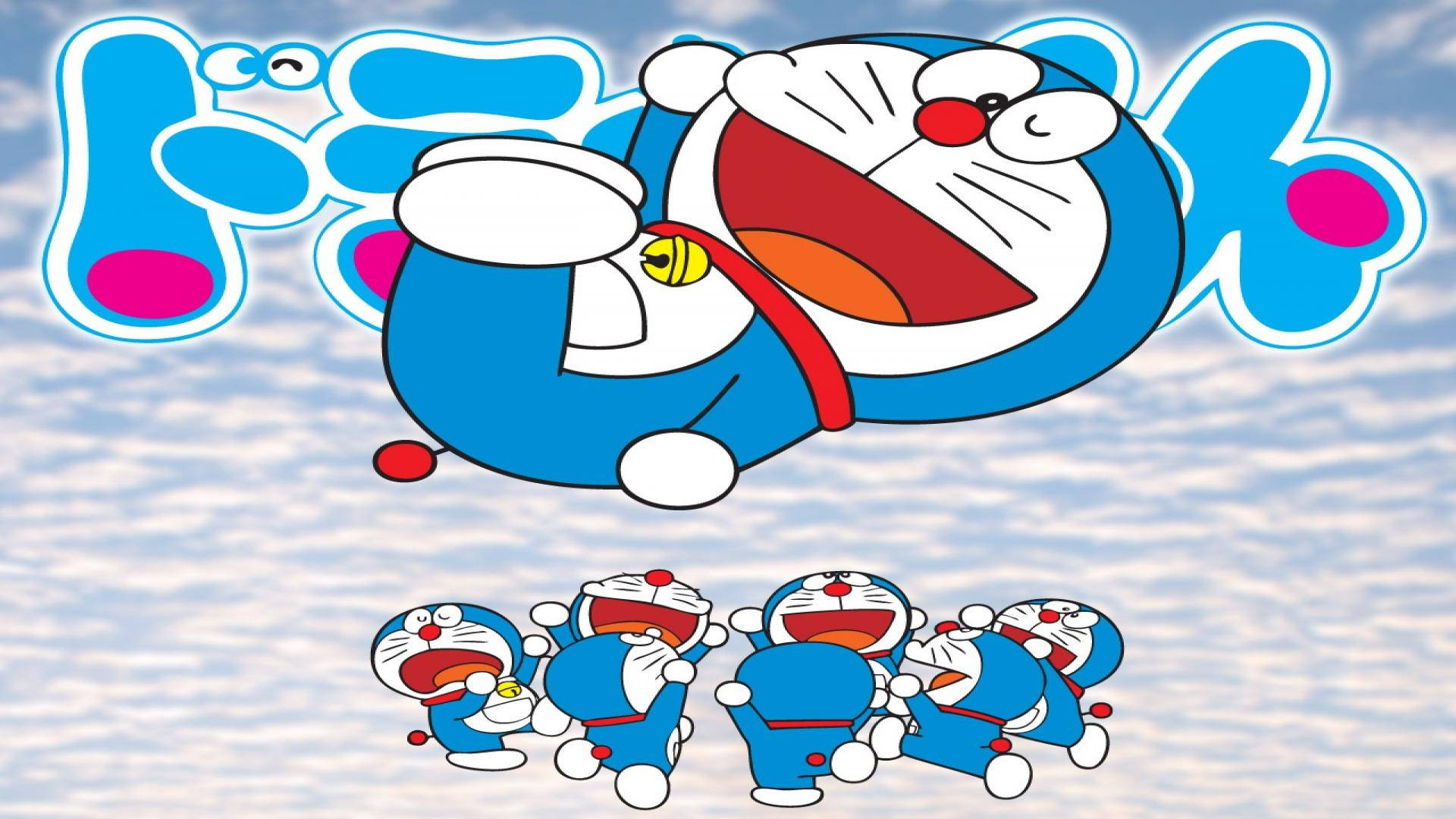 Doraemon In The Air Background
