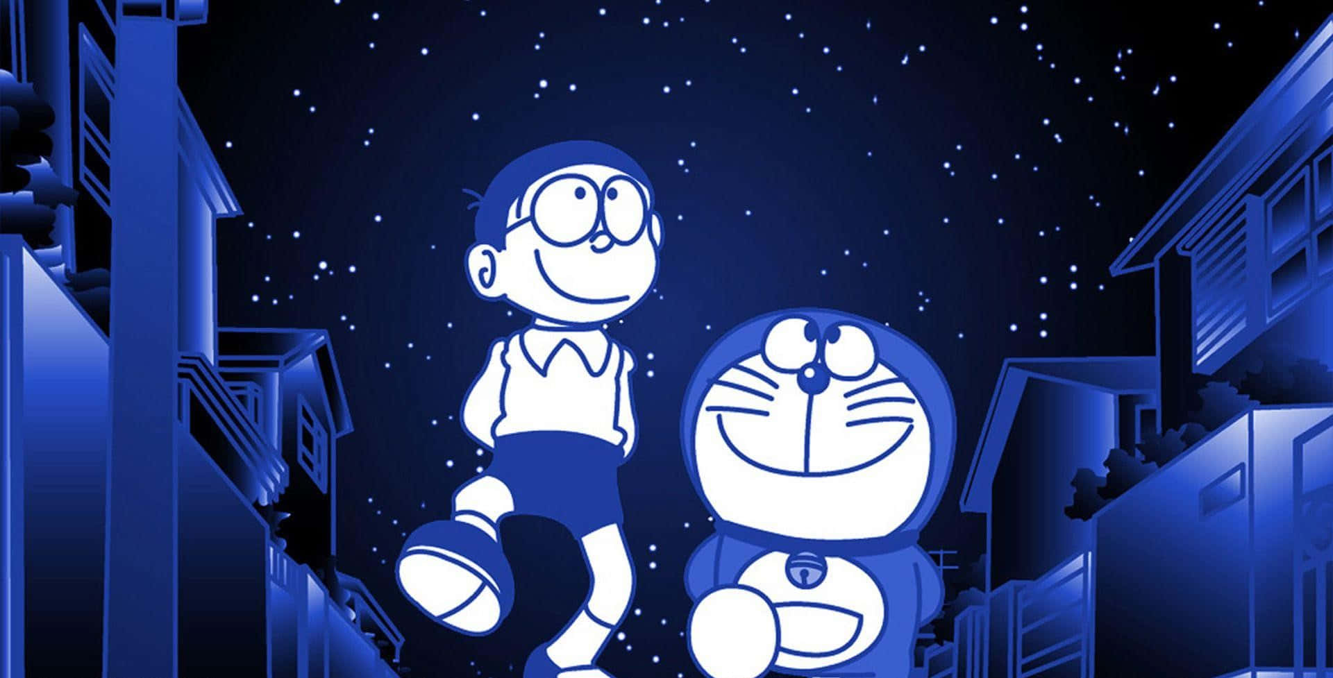 Doraemon bringing happiness and friendship