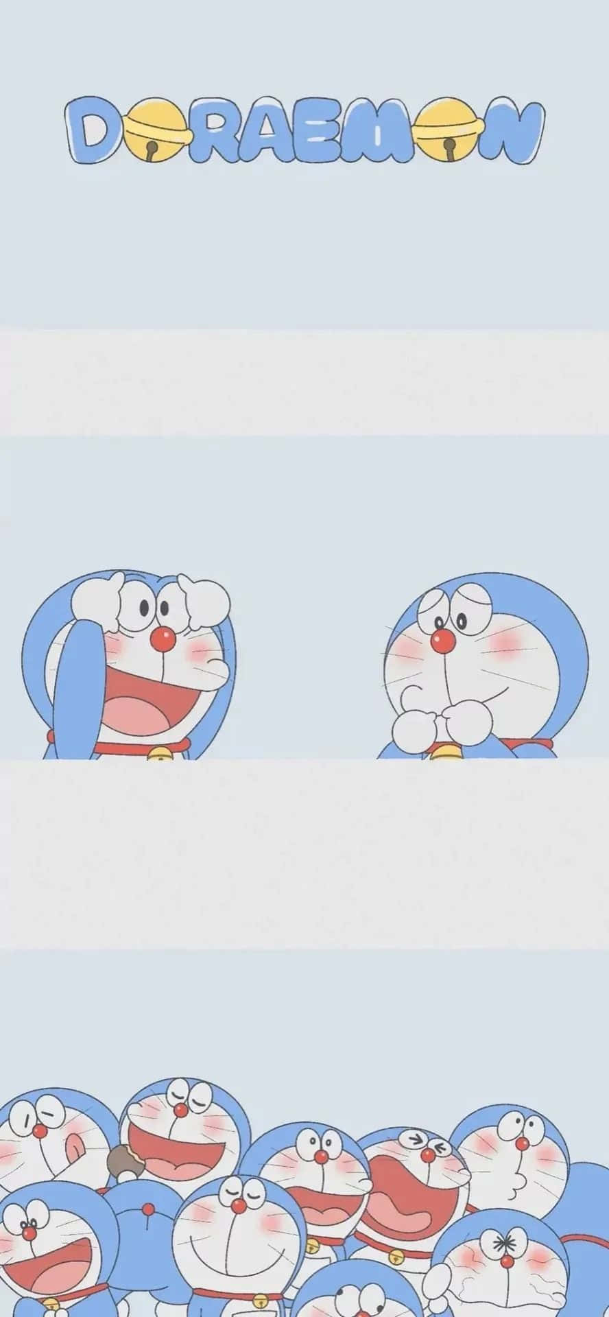 Diebeliebte Blaue Roboter-katze, Doraemon, War Immer Bereit Zu Helfen.