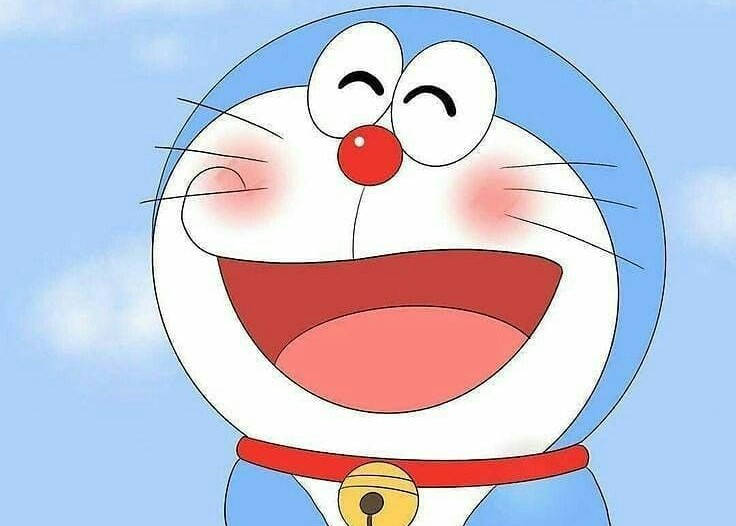 Doraemon Smilende Bred 4k Wallpaper