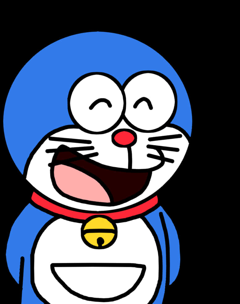 Doraemon Smiling Cartoon Character PNG