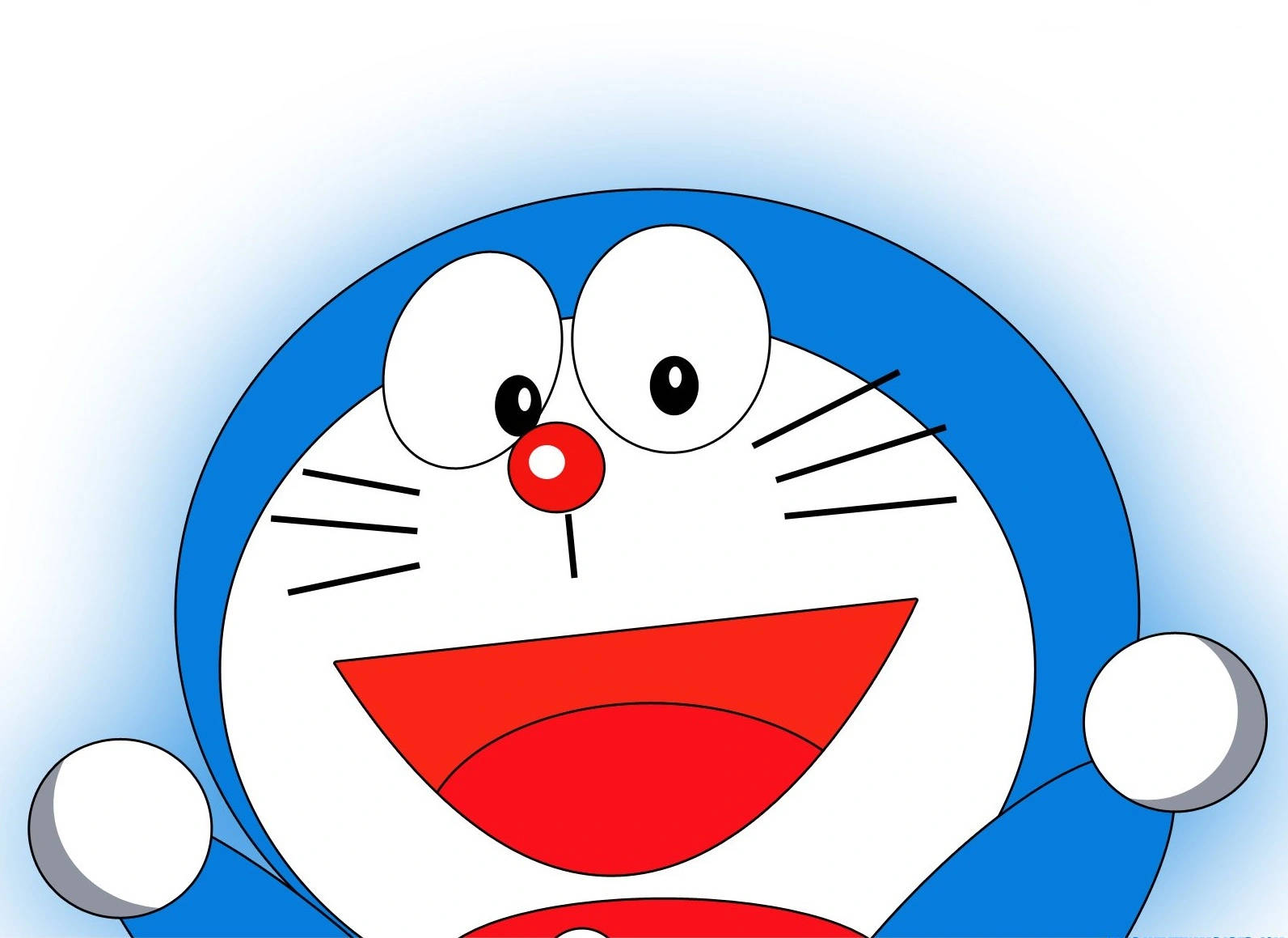 Doraemon Smiling Wide 4k