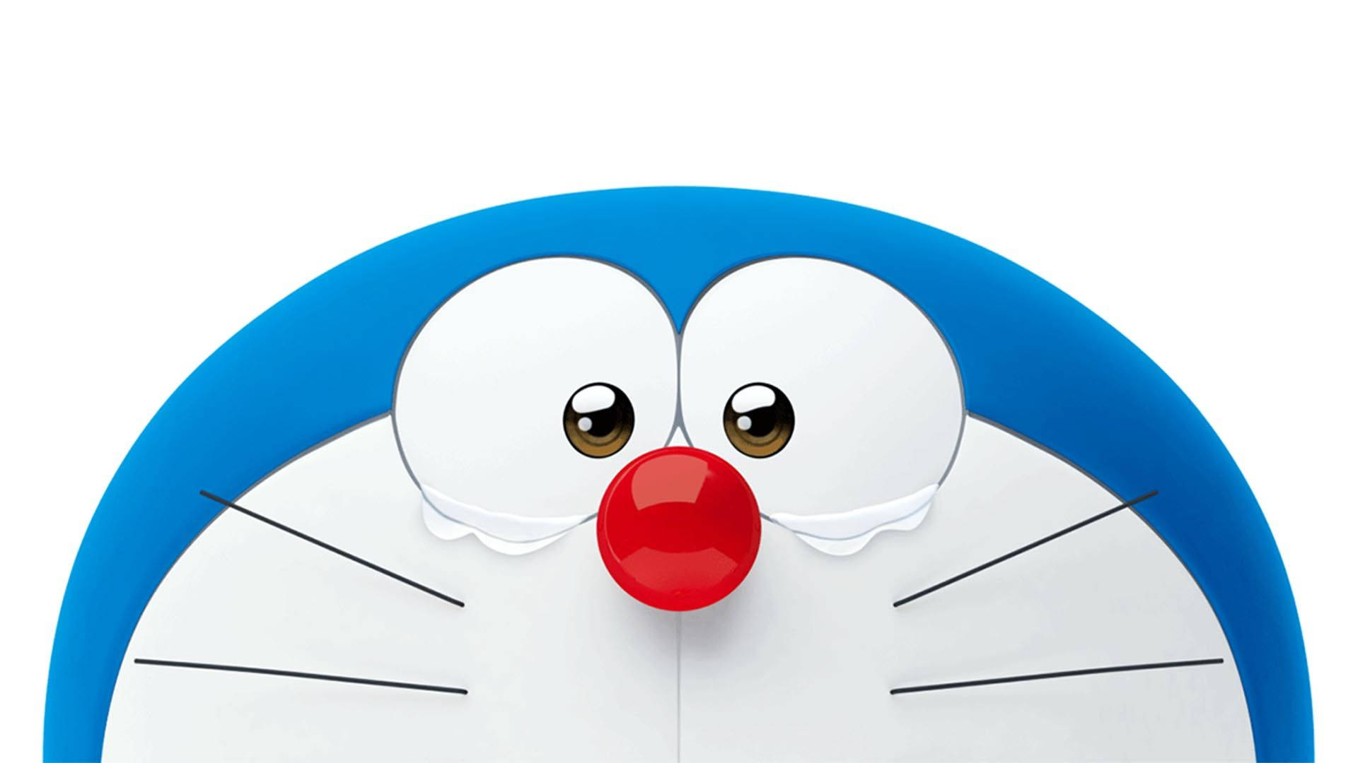 Doraemon With Teary Eyes Background