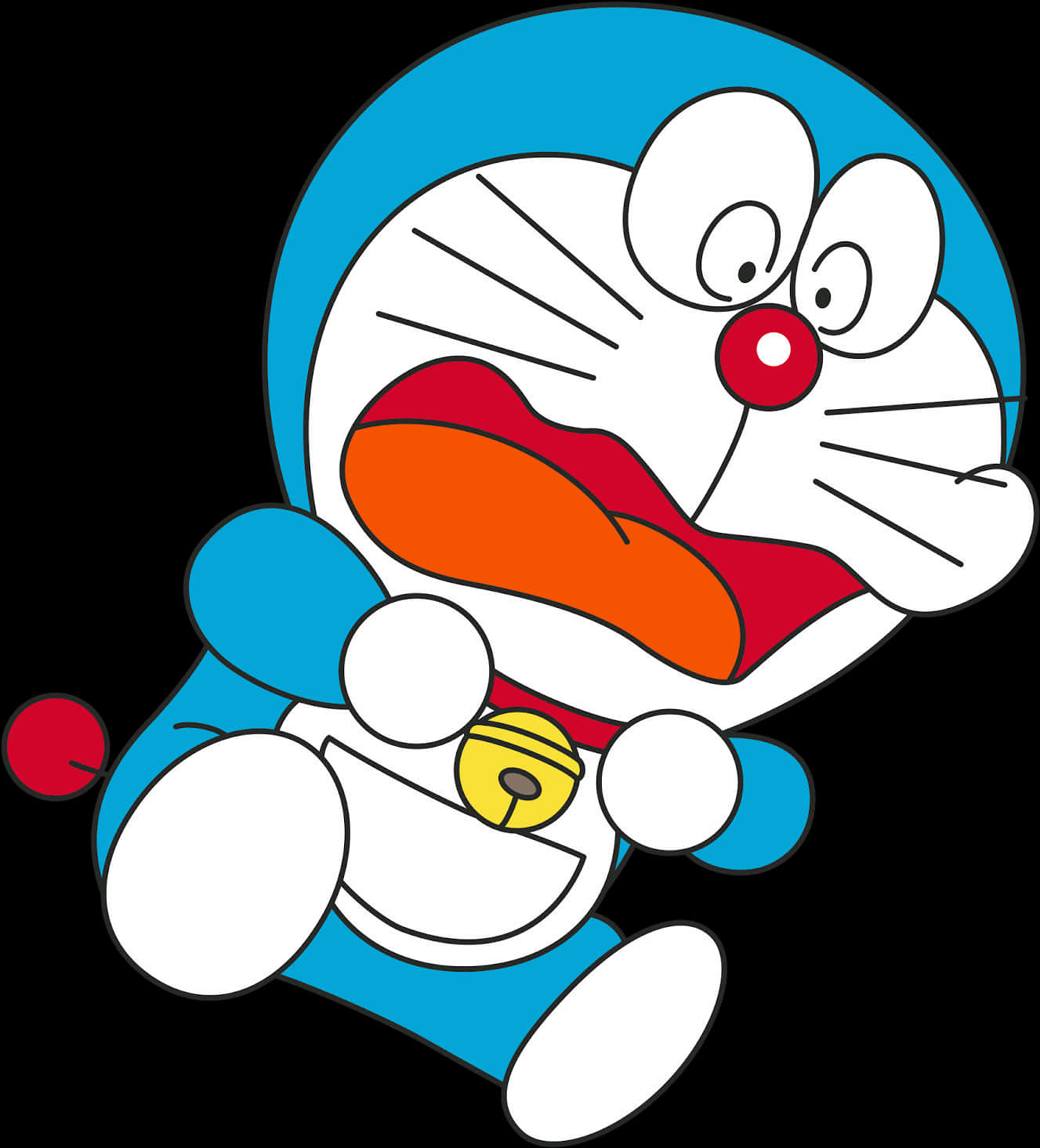 Doraemon_ Shocked_ Expression PNG