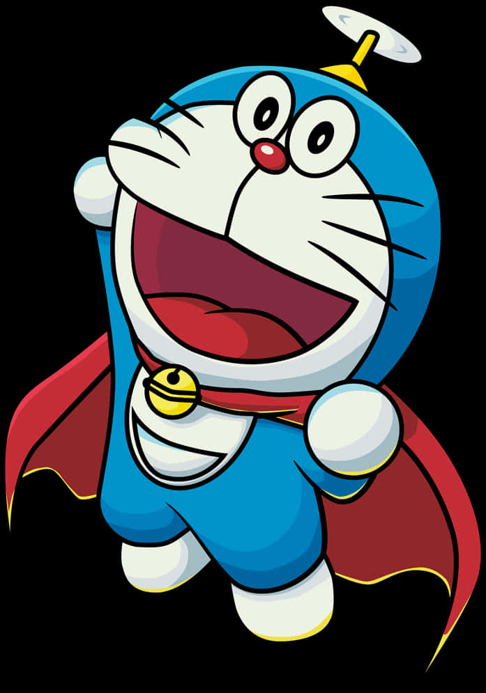 Doraemon_ Superhero_ Pose PNG