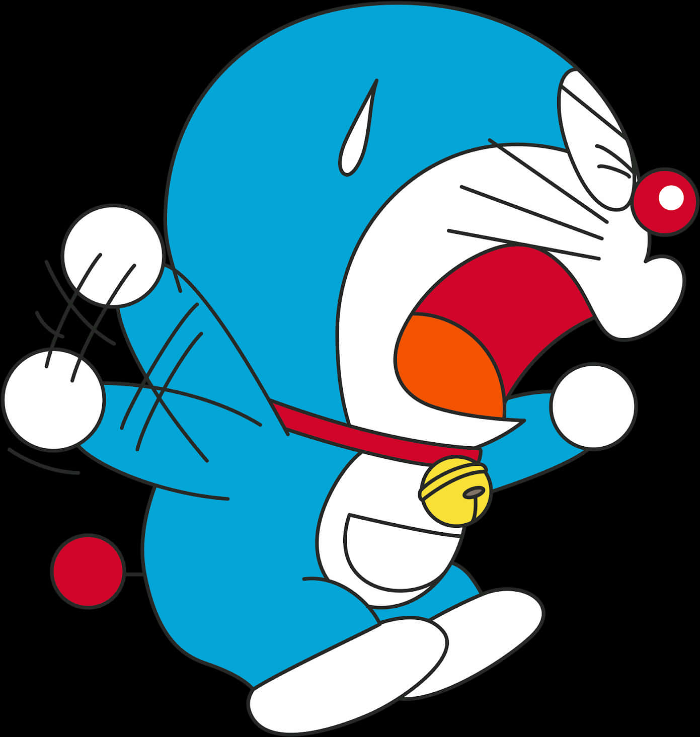 Doraemon_ Tripping_ Over PNG