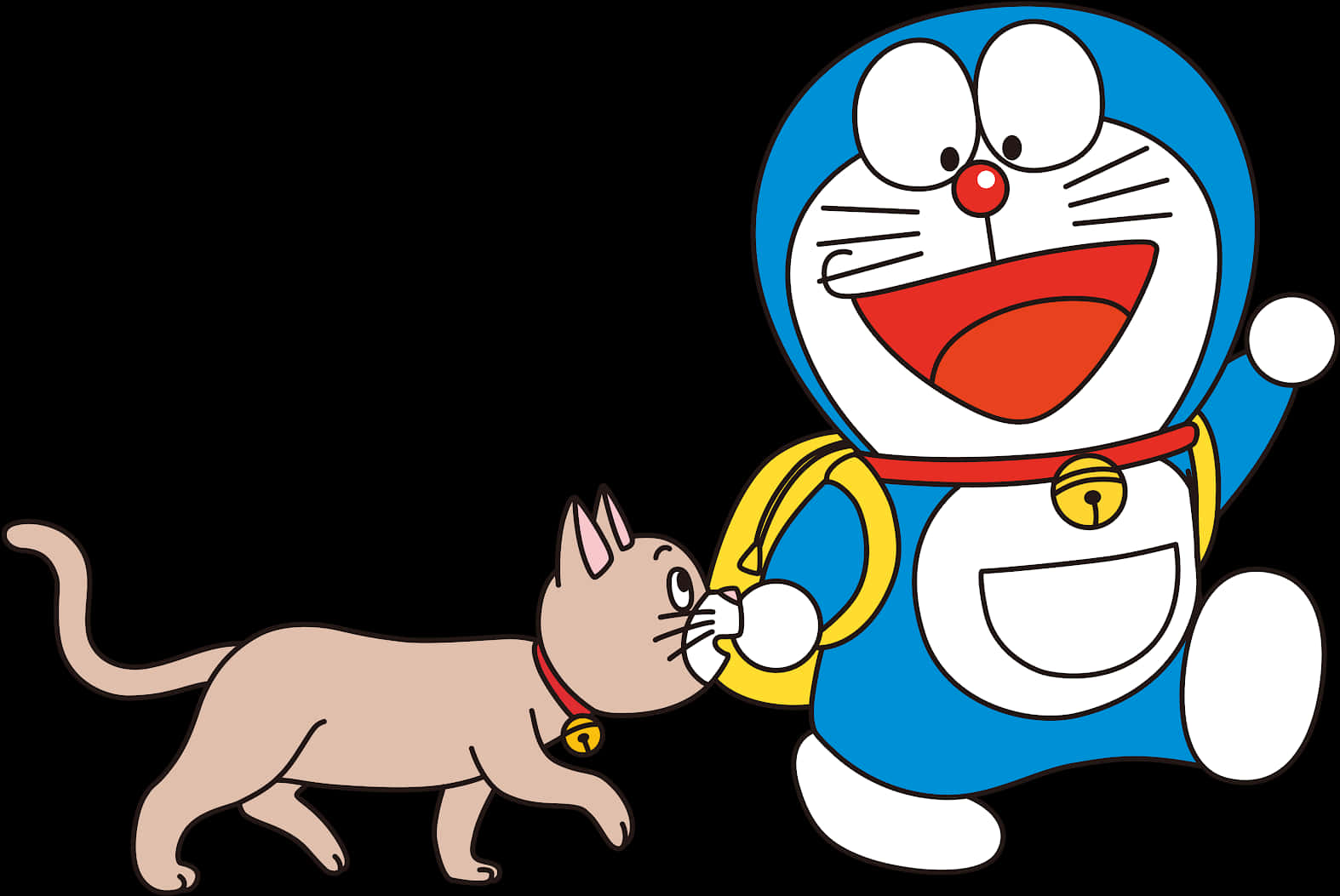 Doraemon_and_ Friend_ Illustration PNG