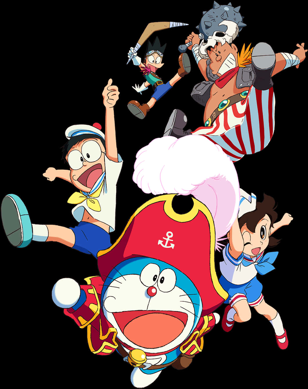 Doraemon_and_ Friends_ Adventure_ Fall PNG