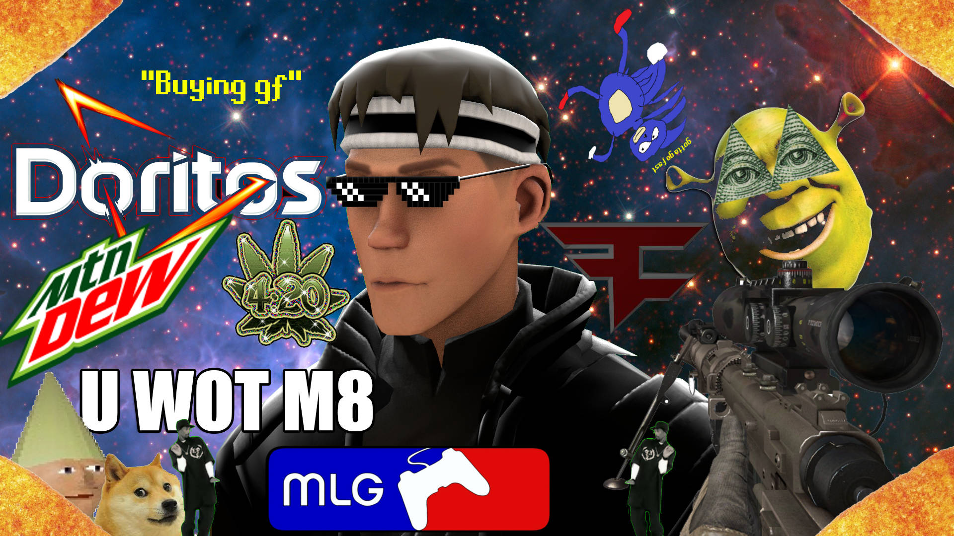 Doritos And Mountain Dew Mobile League Gaming Meme Wallpaper