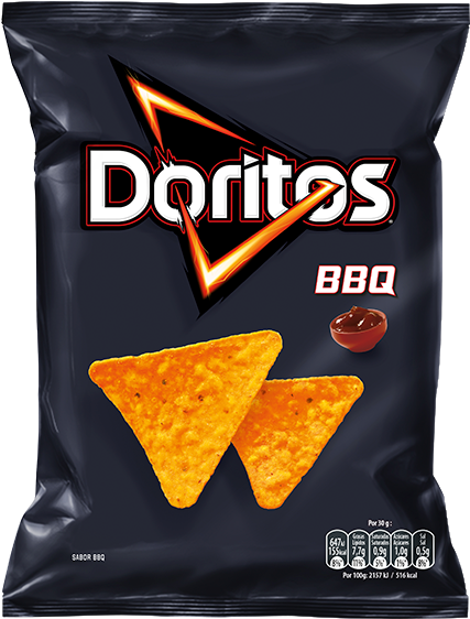 Doritos B B Q Flavor Chip Package PNG