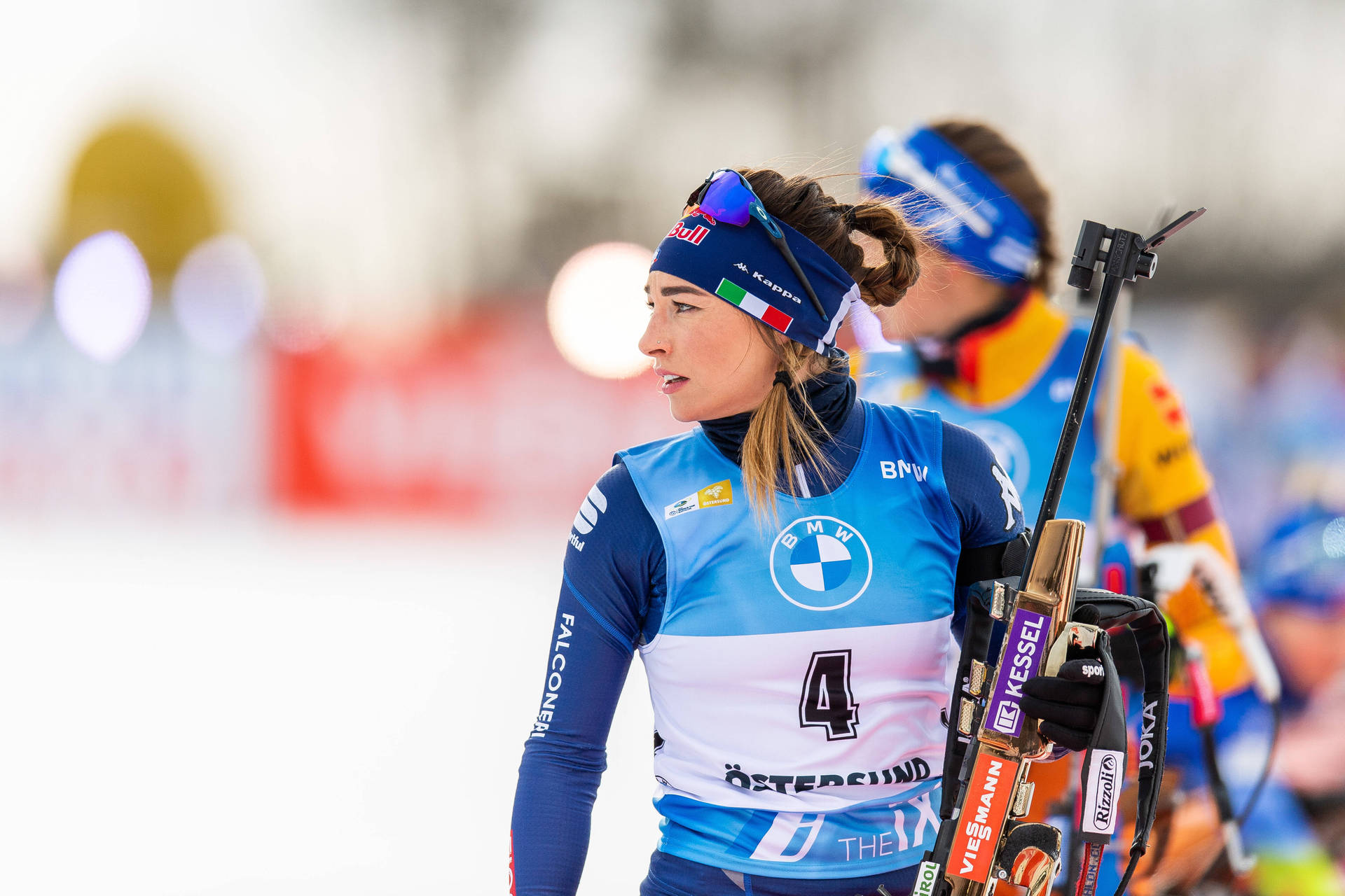 Dorothea Wierer, Rising Star of Biathlon Sport Wallpaper