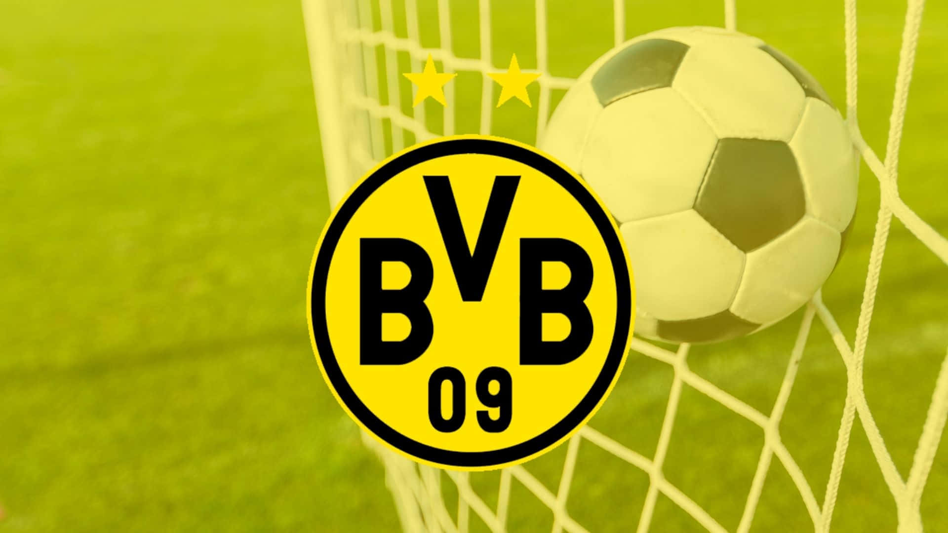 The iconic yellow and black of Dortmund Football Club. Wallpaper