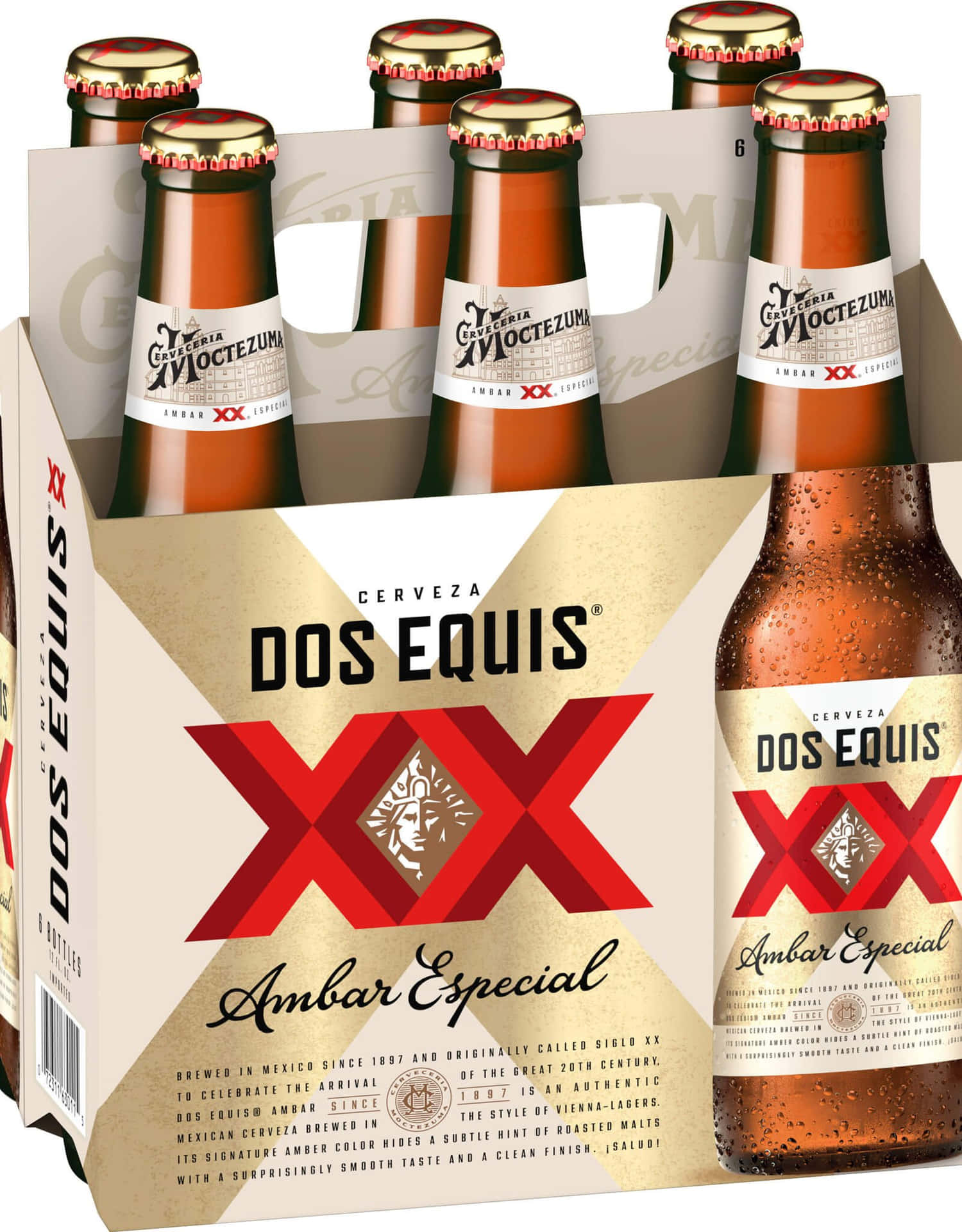 Dos Equis Ambar Especial Bierpakket Achtergrond