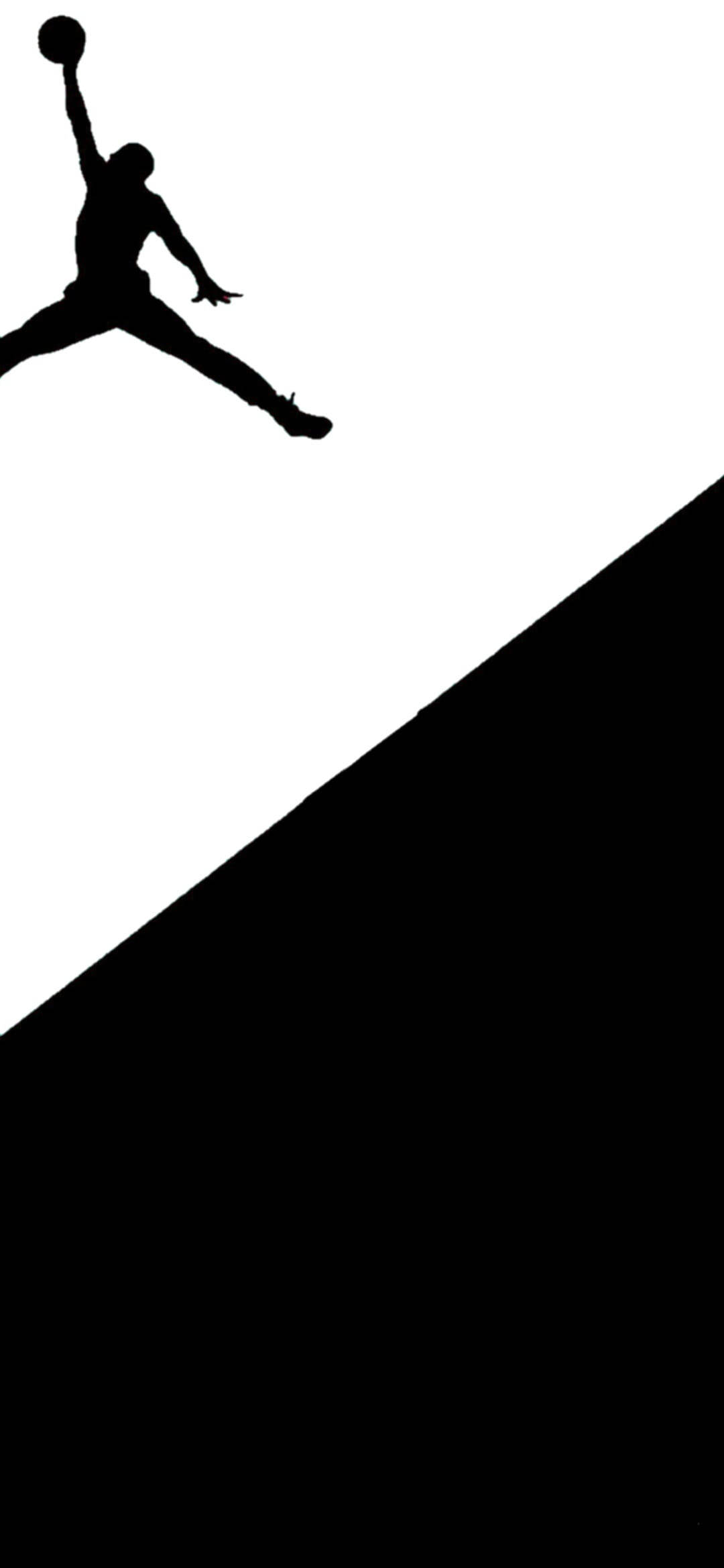 Dot Notch Jordan's Jumpman Logo Wallpaper