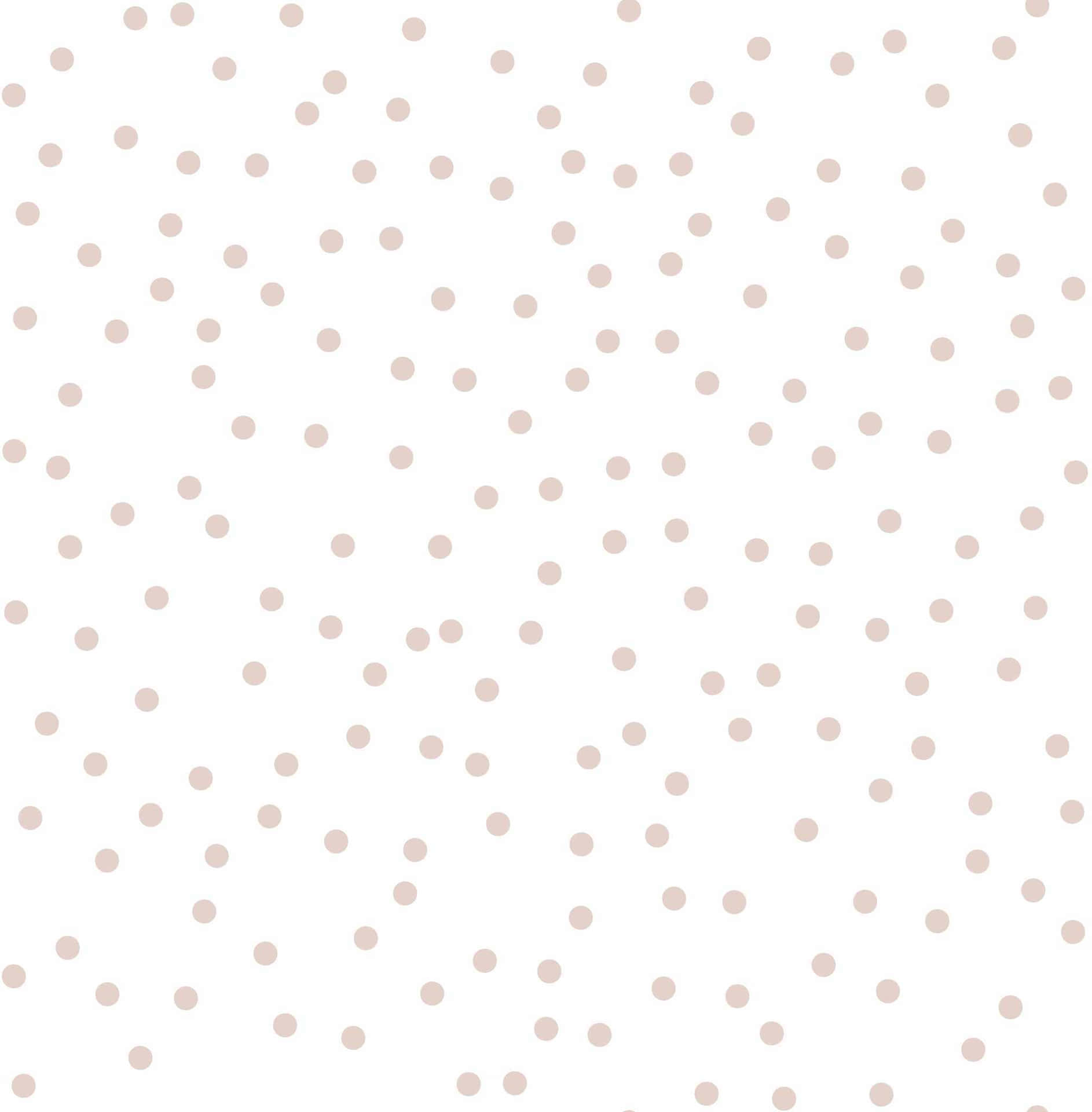 A White Background With Pink Polka Dots