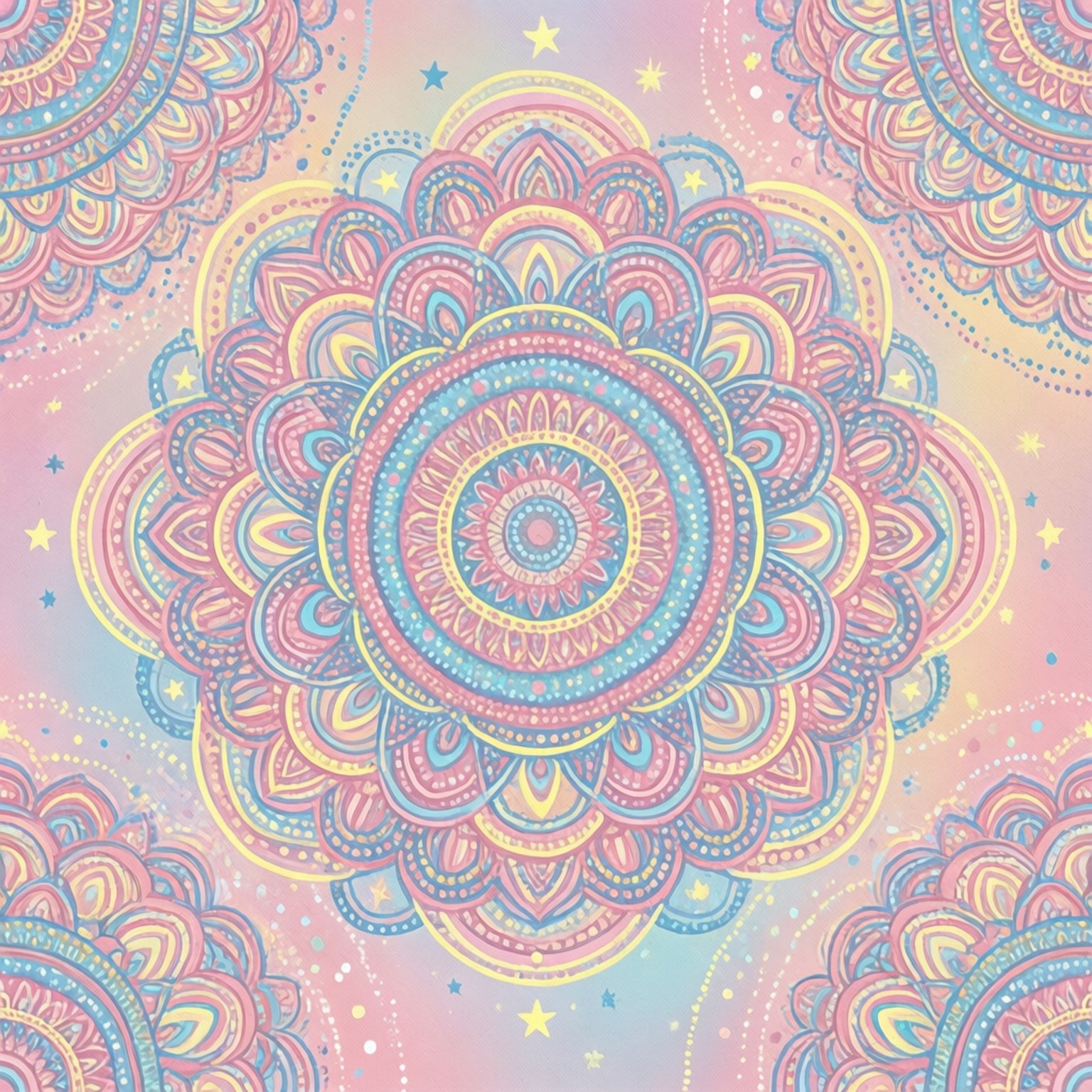 Dot Work Mandala Fonds d'écran