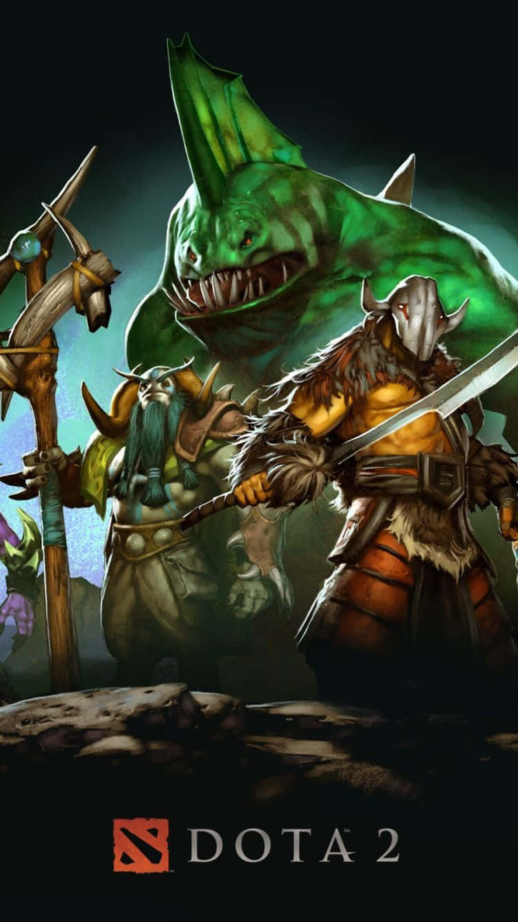 Play Your Favorite Moba Game Anywhere With A Dota 2 Phone Wallpaper