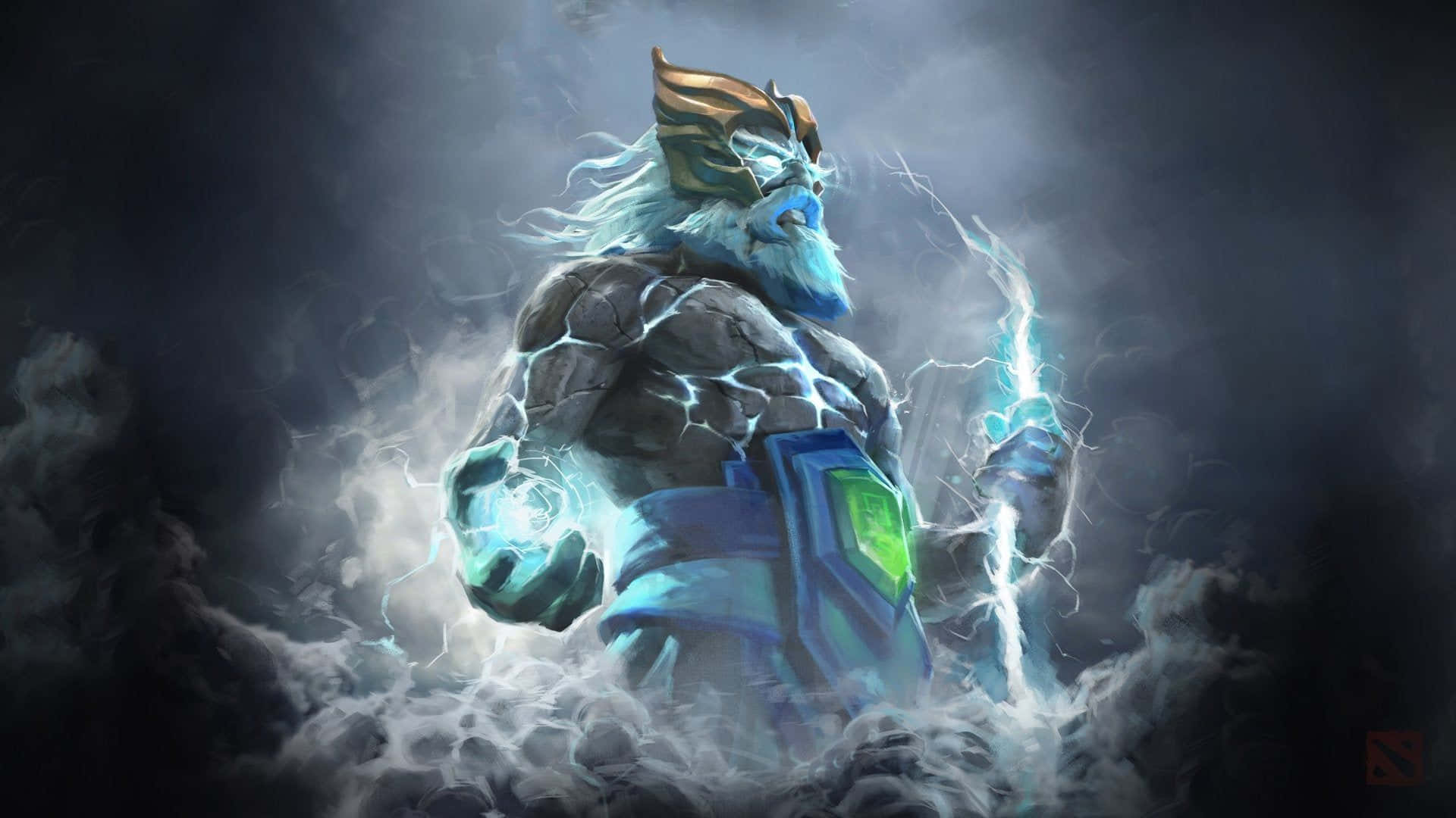 Dota 2's Zeus Unleashes Lightning Fury Wallpaper
