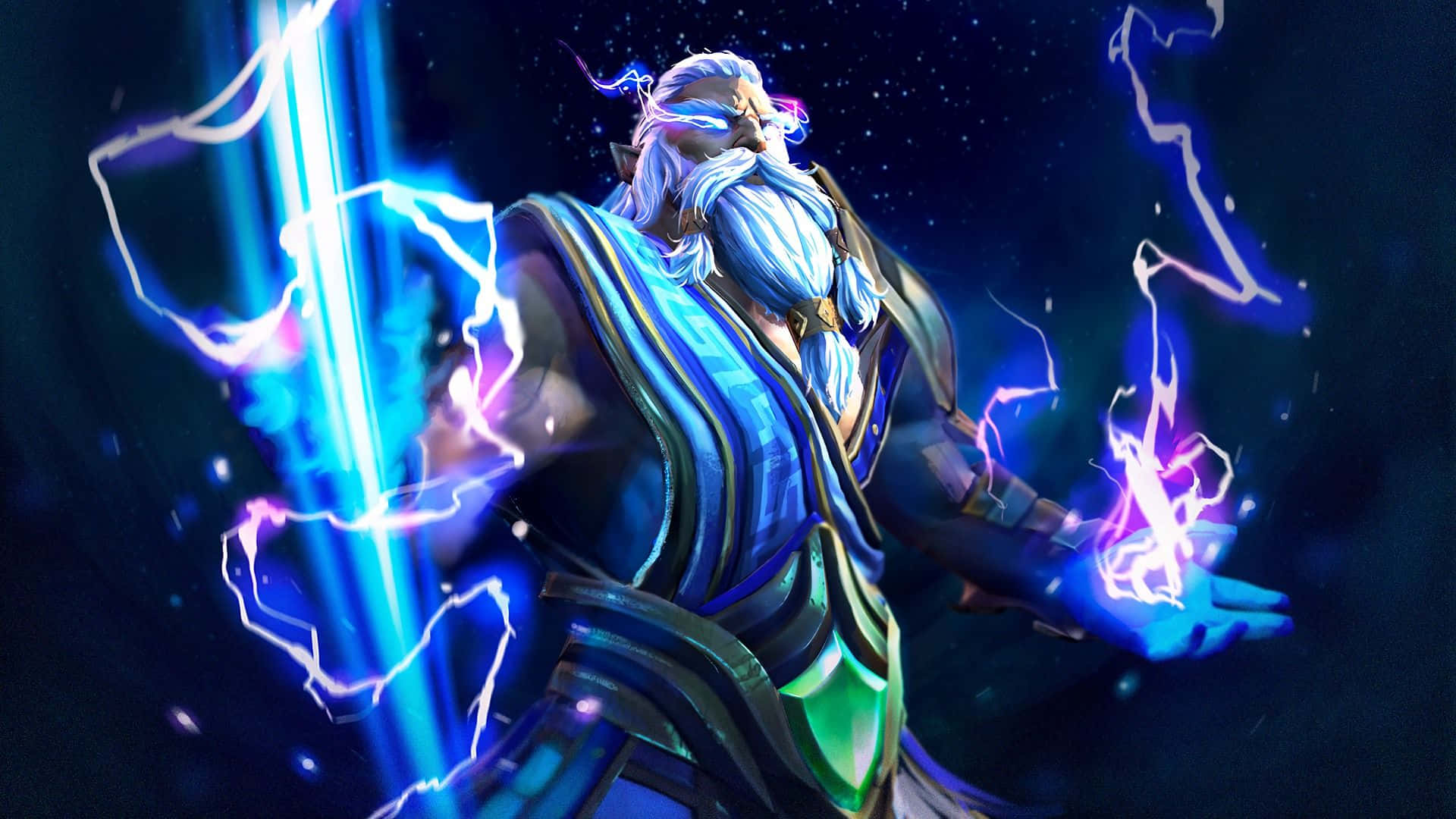 Dota 2 Zeus - The God of Thunder Unleashed Wallpaper