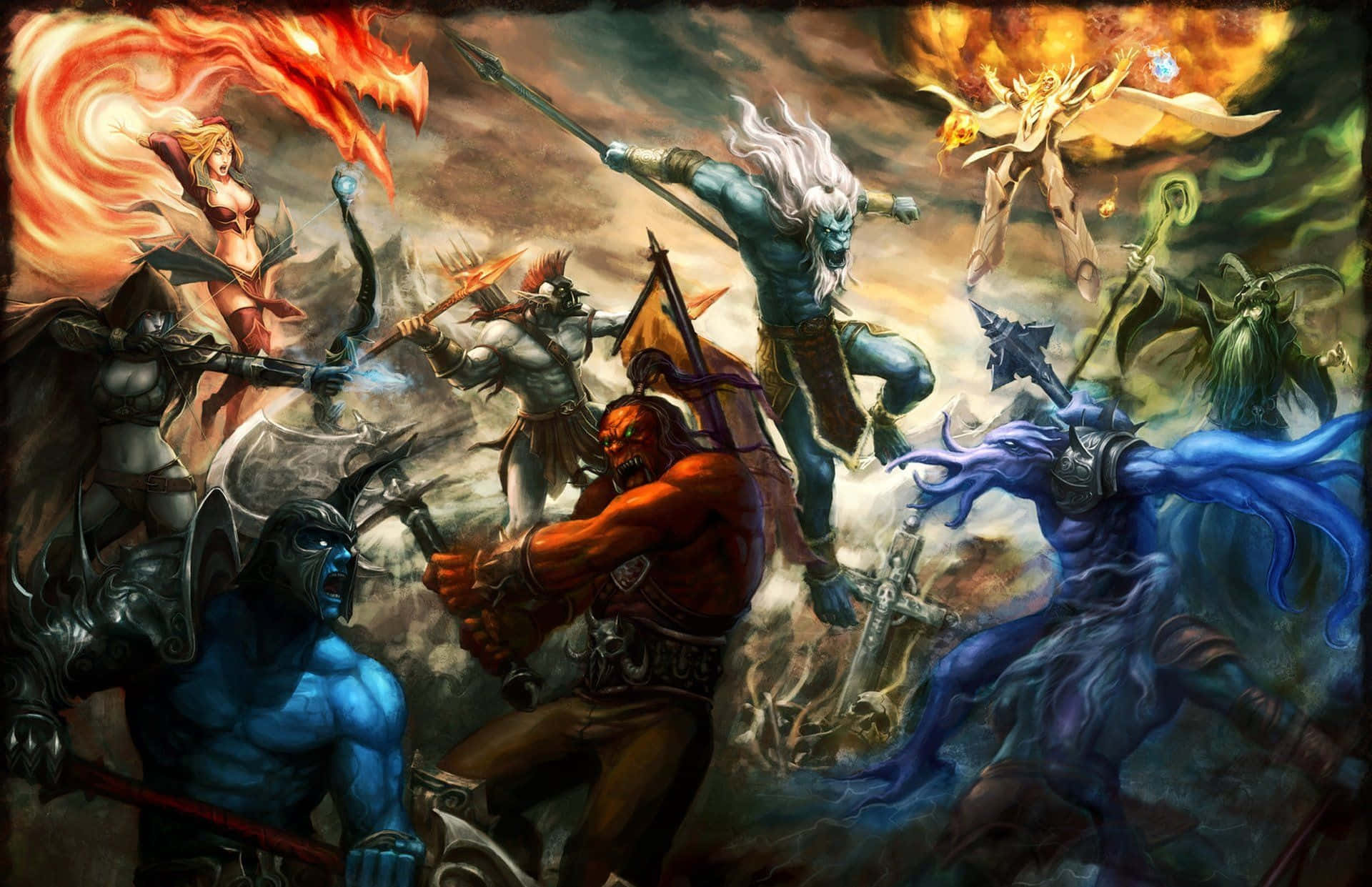 Teamwork is the key to success in Dota Wallpaper