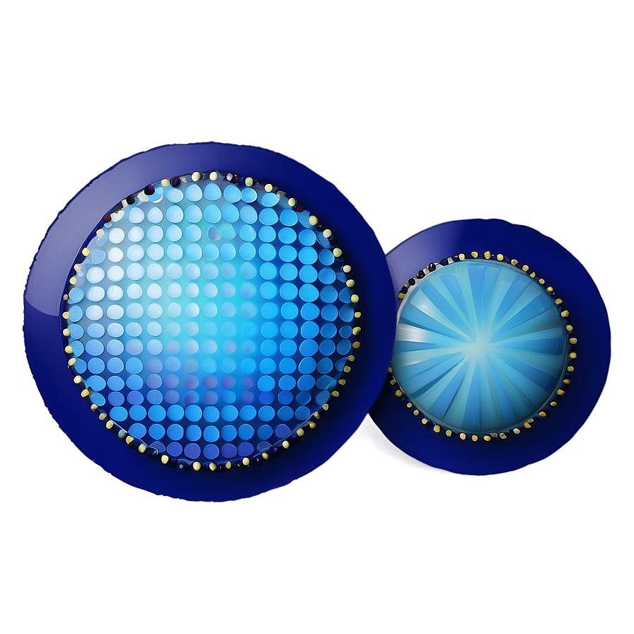 Dotted Blue Circle Png Sbv PNG