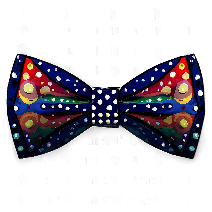 Dotted Bow Tie Png 05252024 PNG