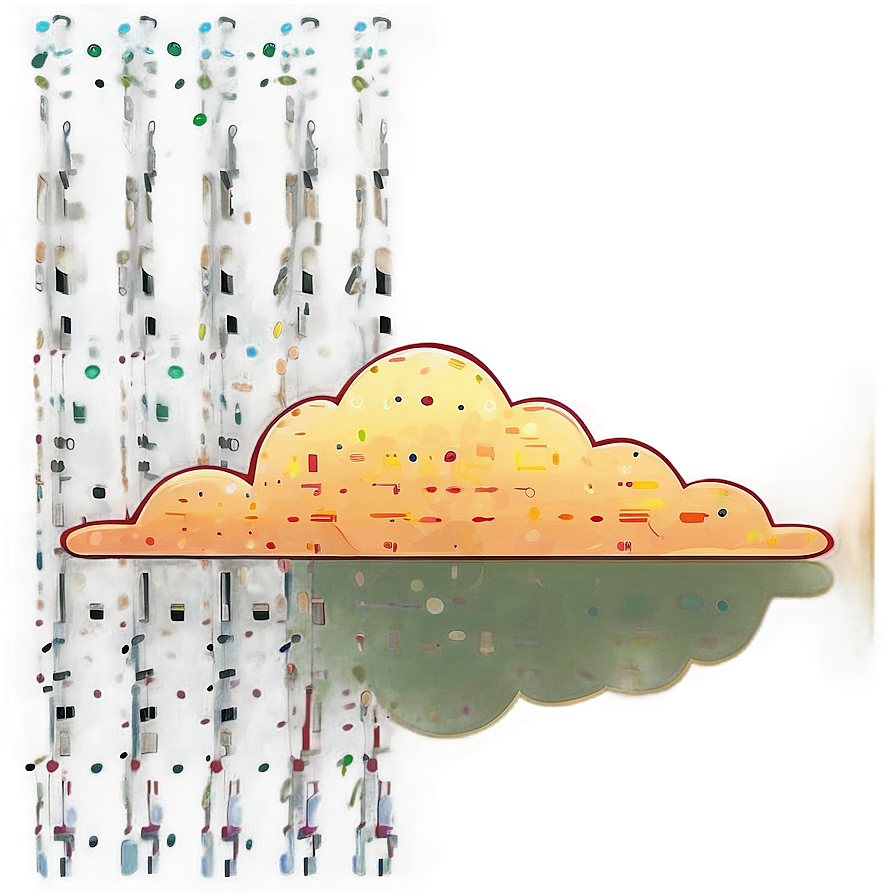 Dotted Line Cloud Shape Png 05252024 PNG