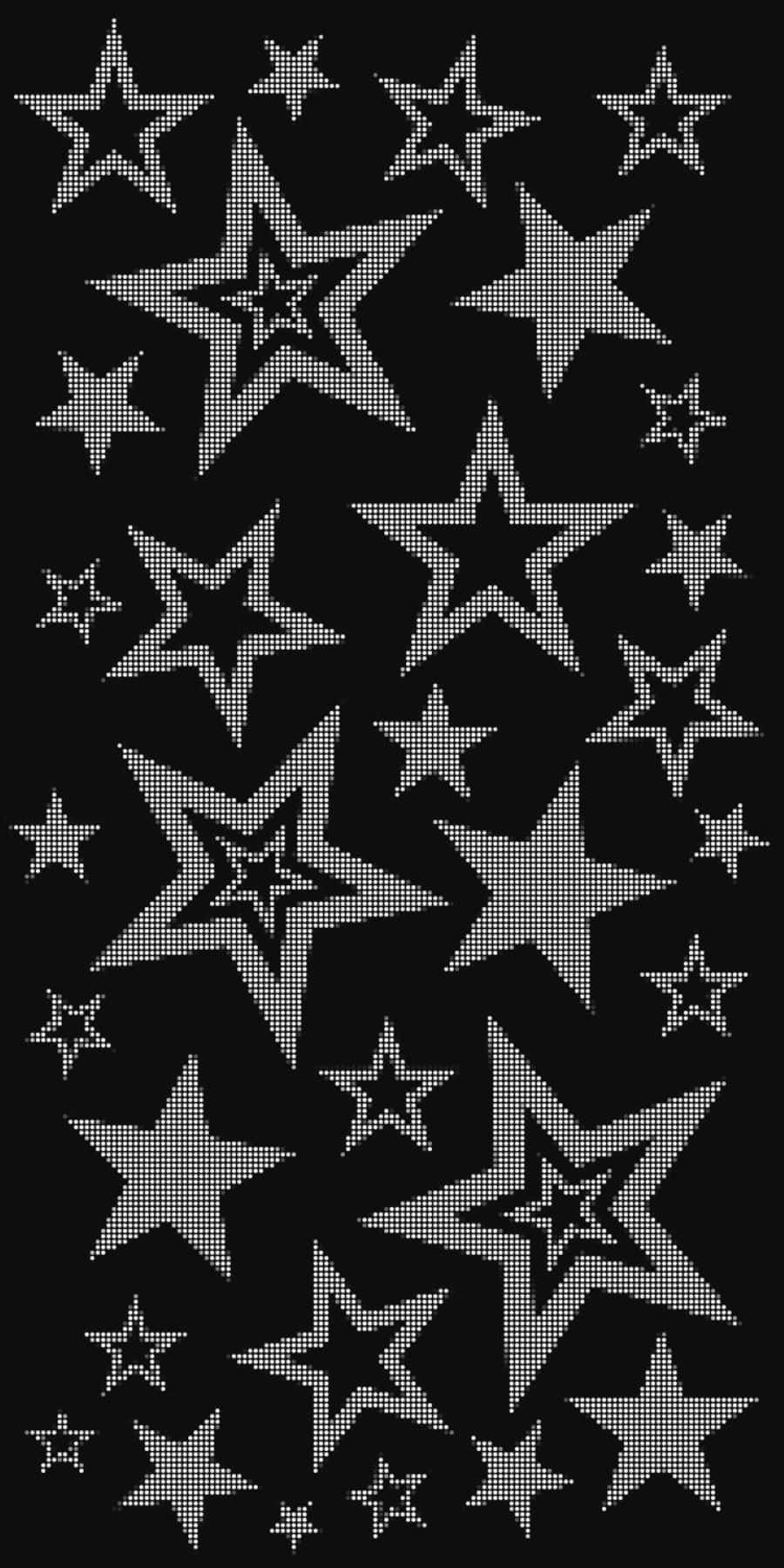 Dotted_ Star_ Pattern Wallpaper