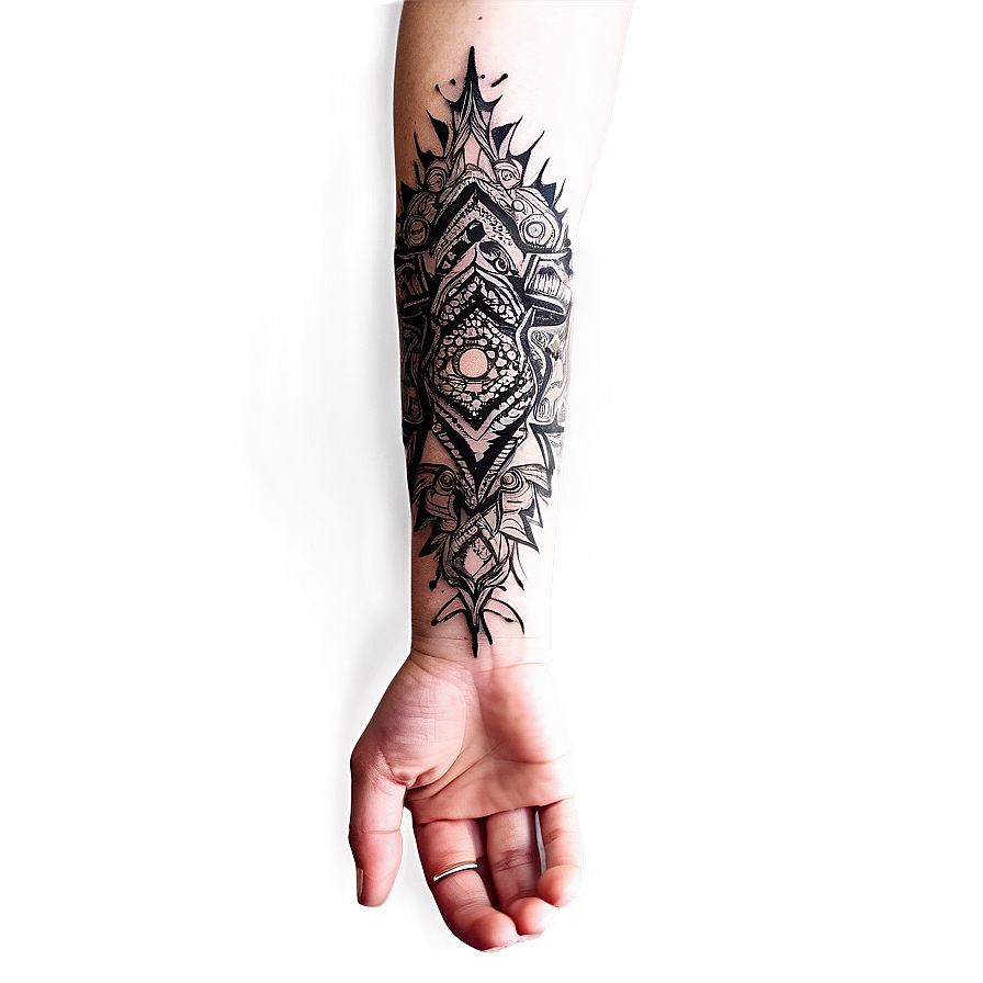 Download Dotwork Arm Tattoo Png 58 | Wallpapers.com