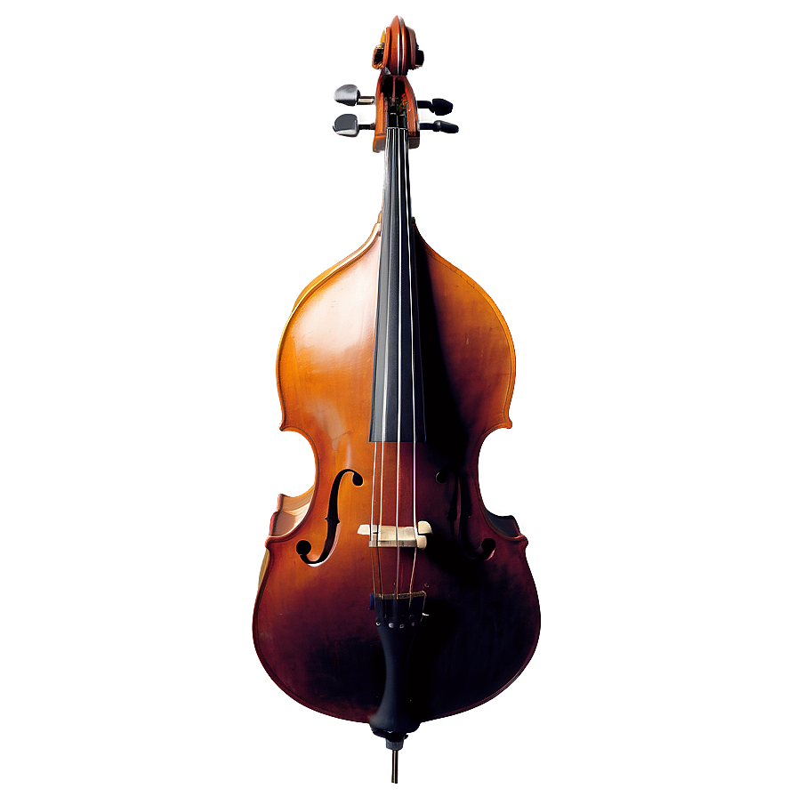 Double Bass And Clef Png 06242024 PNG