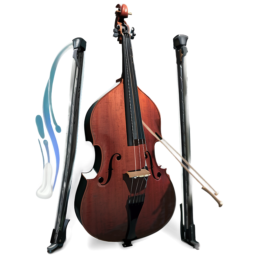 Double Bass Instrument Png 06242024 PNG