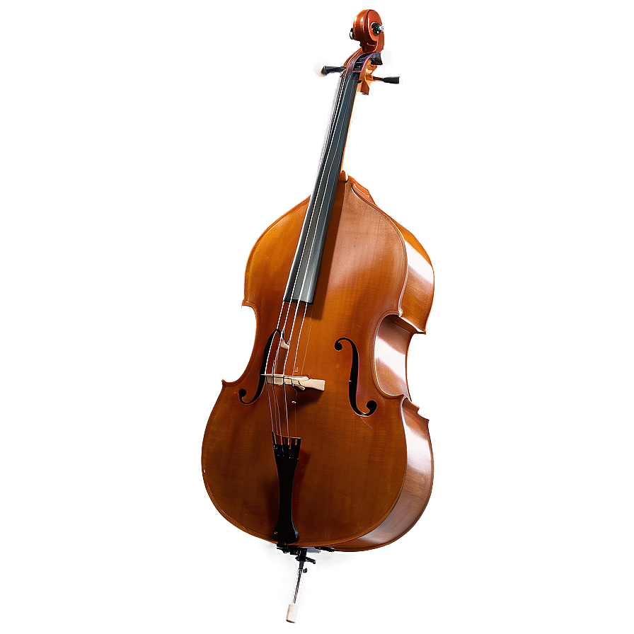 Double Bass Side View Png 06242024 PNG