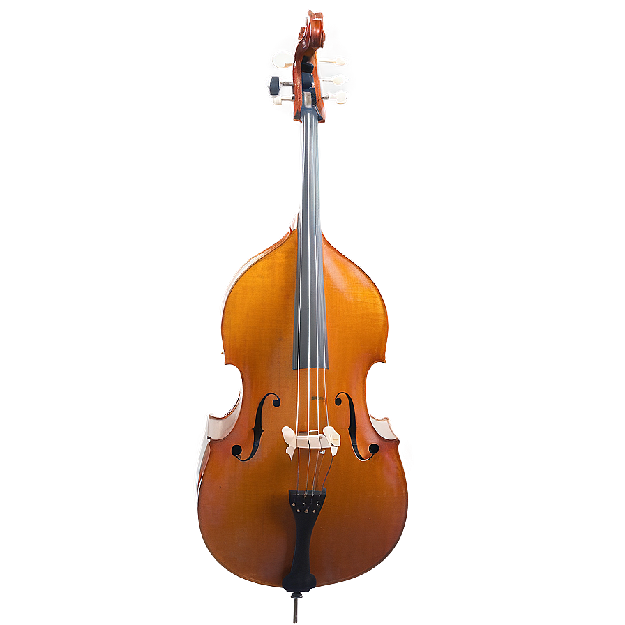 Double Bass Side View Png Elq14 PNG