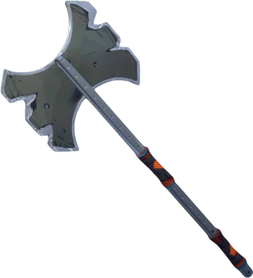 Double Bladed Battle Axe PNG