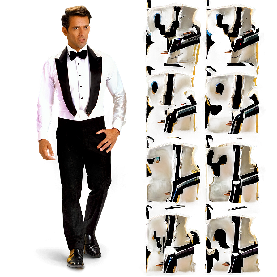 Double Breasted Tuxedo Png Dpq PNG