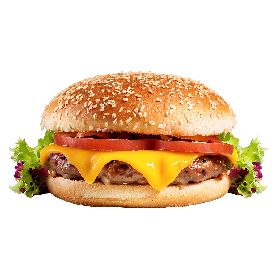 Double Cheese Meltdown Burger Png 31 PNG