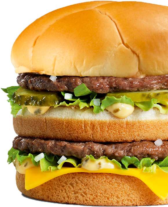 Double Cheeseburger Deluxe PNG