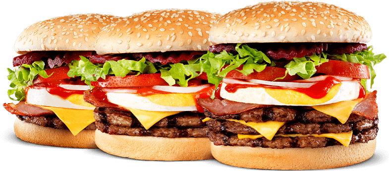 Double Cheeseburger Deluxe PNG