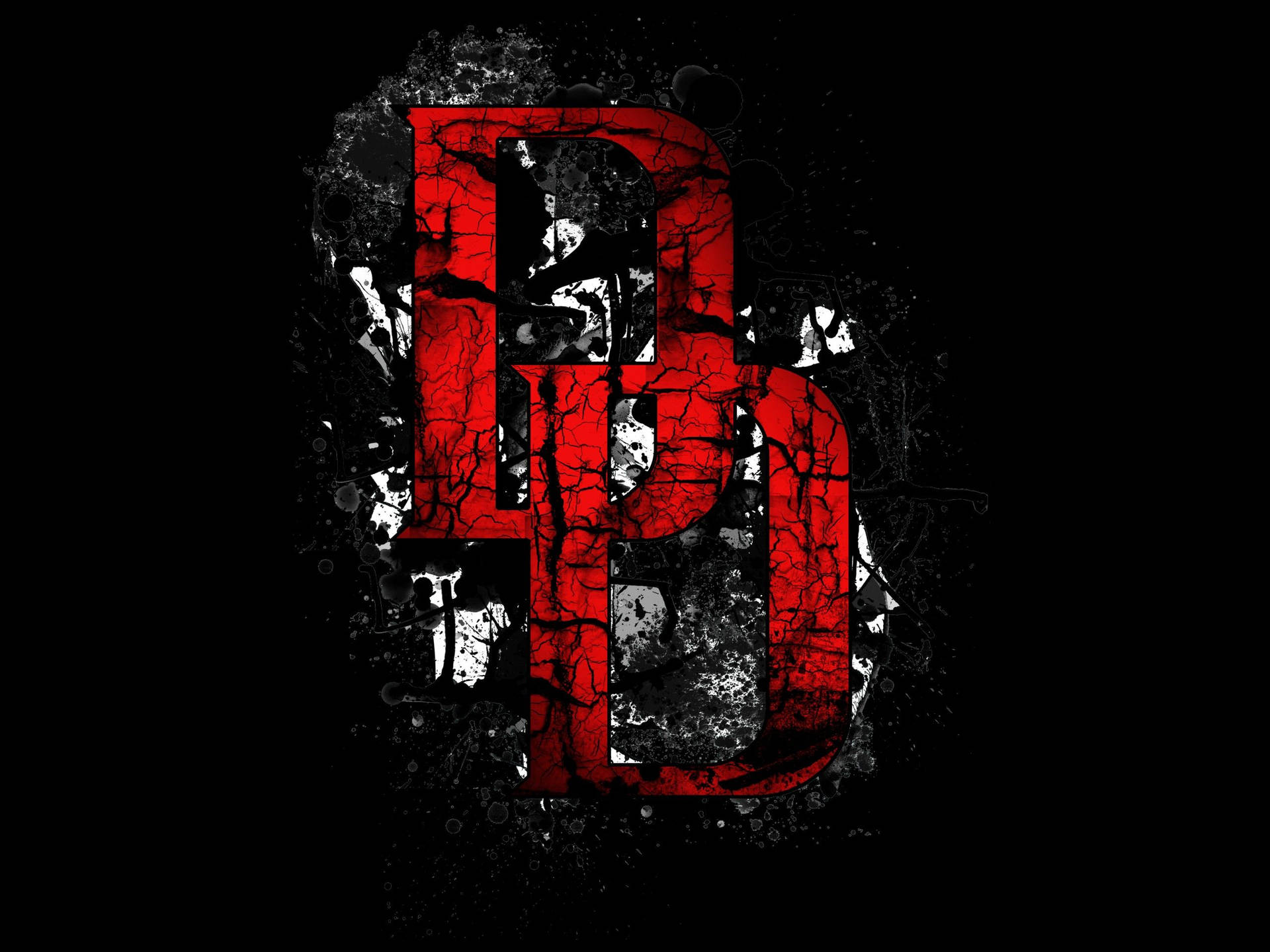 Double D Logo Of Daredevil Background