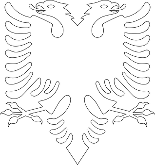 Double_ Eagle_ Silhouette PNG