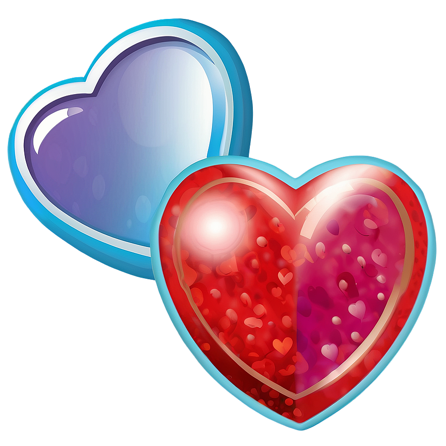 Double Heart Clipart Illustration Png 10 PNG
