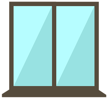 Double Pane Window Illustration PNG