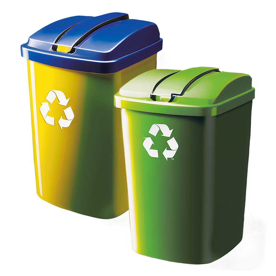 Double Recycle Bin Png Oxl PNG