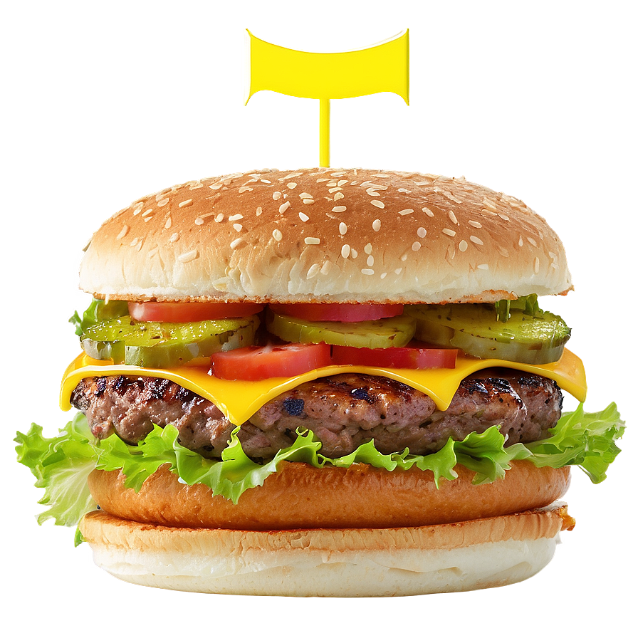 Double Stack Hamburger Png Dpp PNG