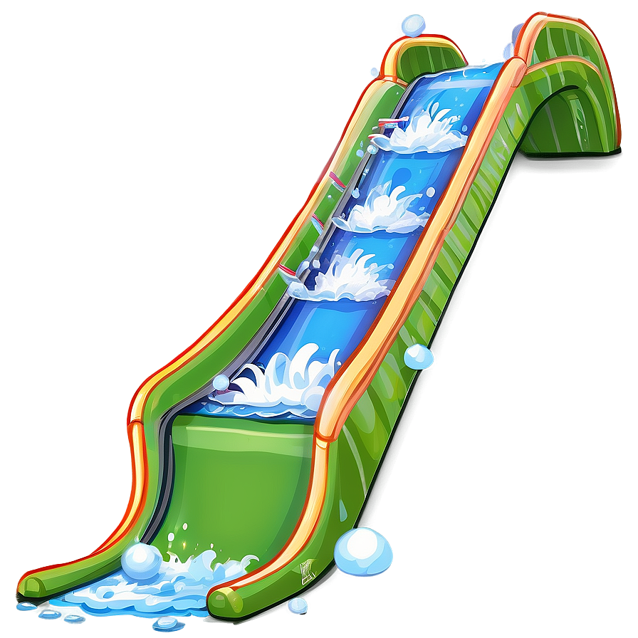 Double Water Slide Png 06122024 PNG