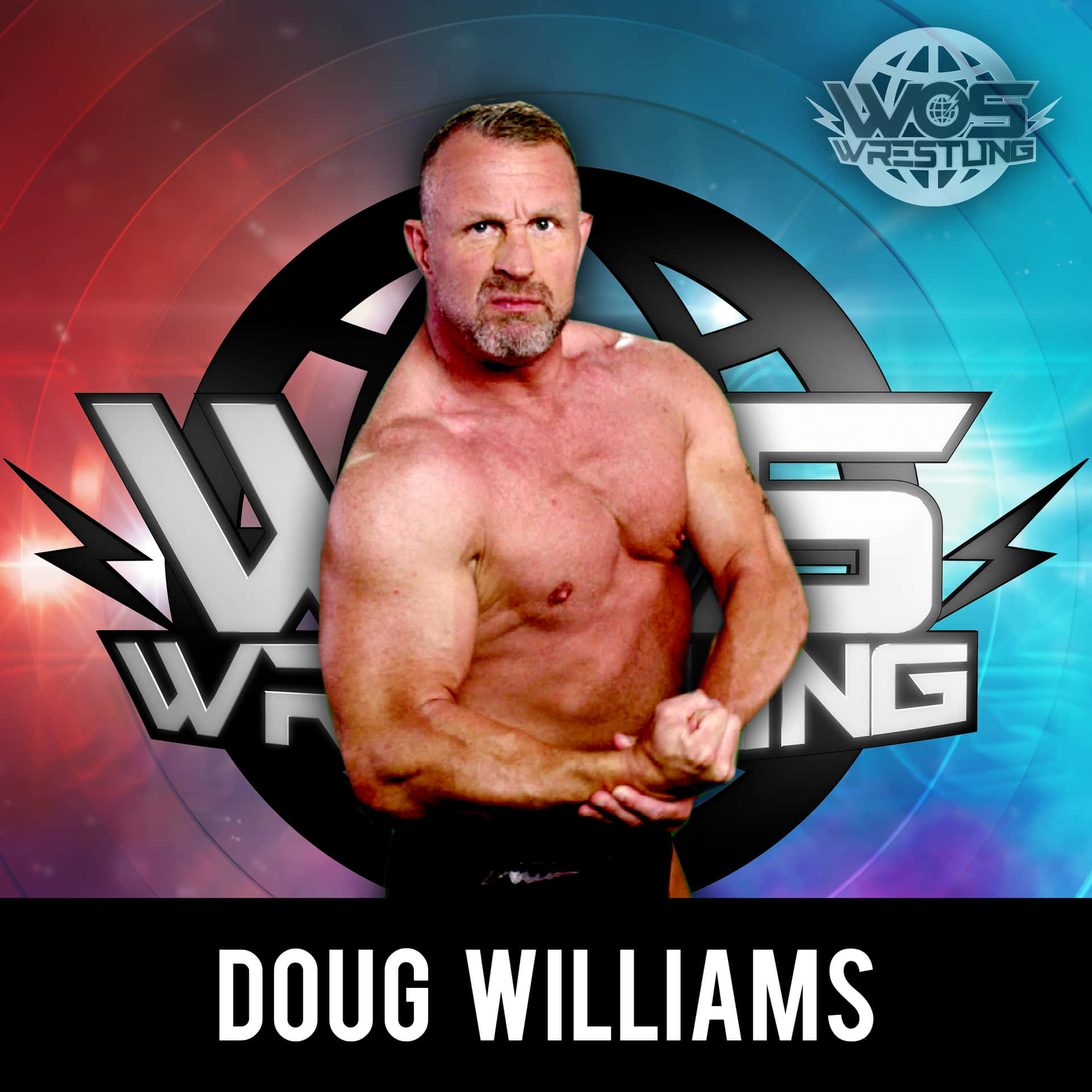Douglas Williams WOS Wrestling Vægbeklædning Wallpaper