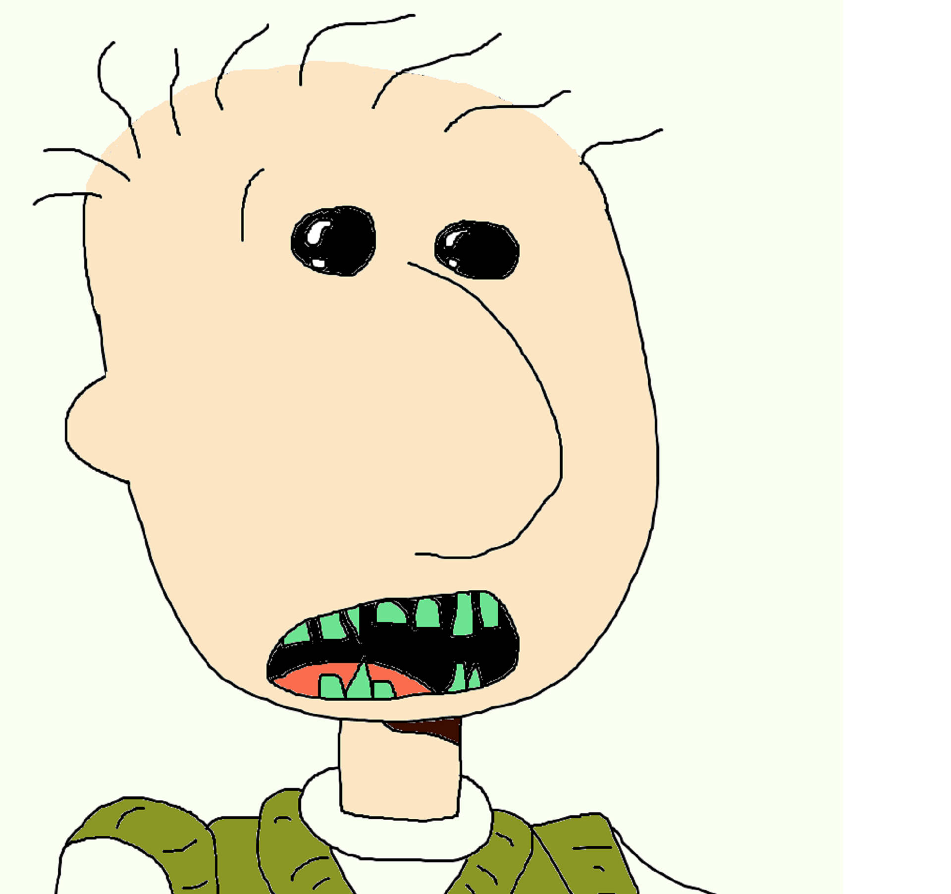 Doug With Green Teeth