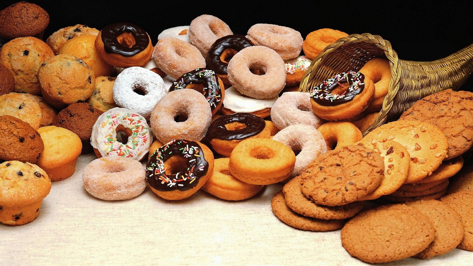 Doughnuts From Bakery Wallpaper