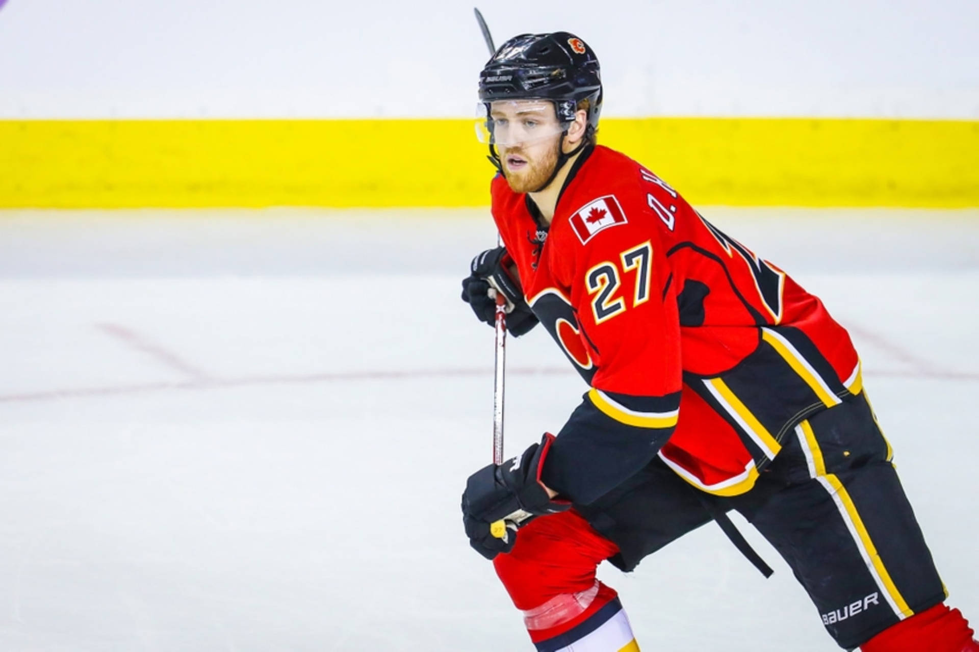 Dougiehamilton Calgary Flames Contra Florida Panthers Fondo de pantalla